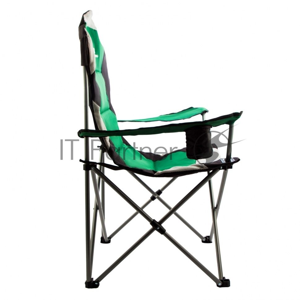 Кресло складное Palisad Camping с подлокотниками и подстаканником 60x60x110/92 см