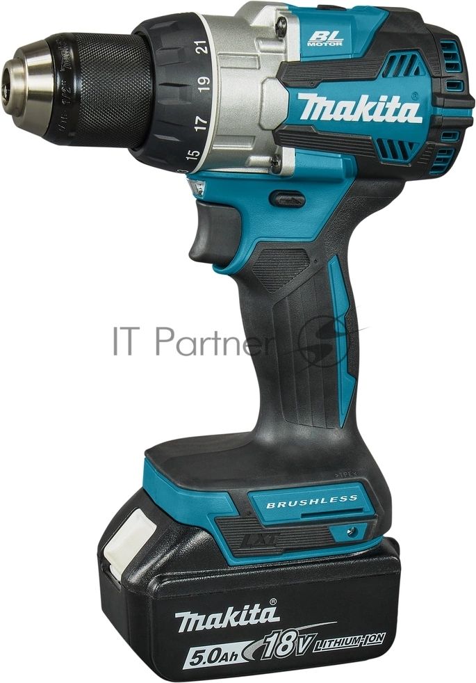 Дрель-шуруповерт Makita DDF489RTJ Аккумуляторная, Кейс