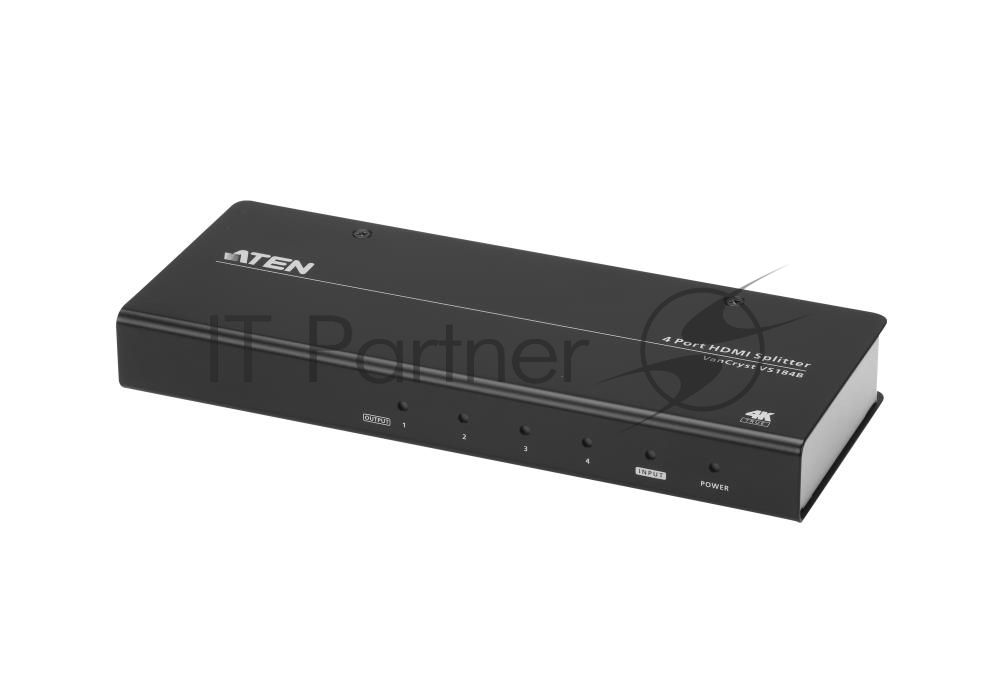 Разветвитель 4PORT 4K HDMI VS184B-AT-G ATEN