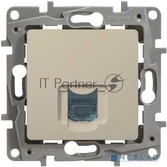 Розетка компьютерная RJ45 кат. 5 UTP, сл. кость ETIKA