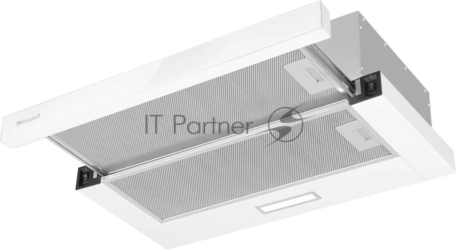 Вытяжка Weissgauff TEL 600 2M White Glass