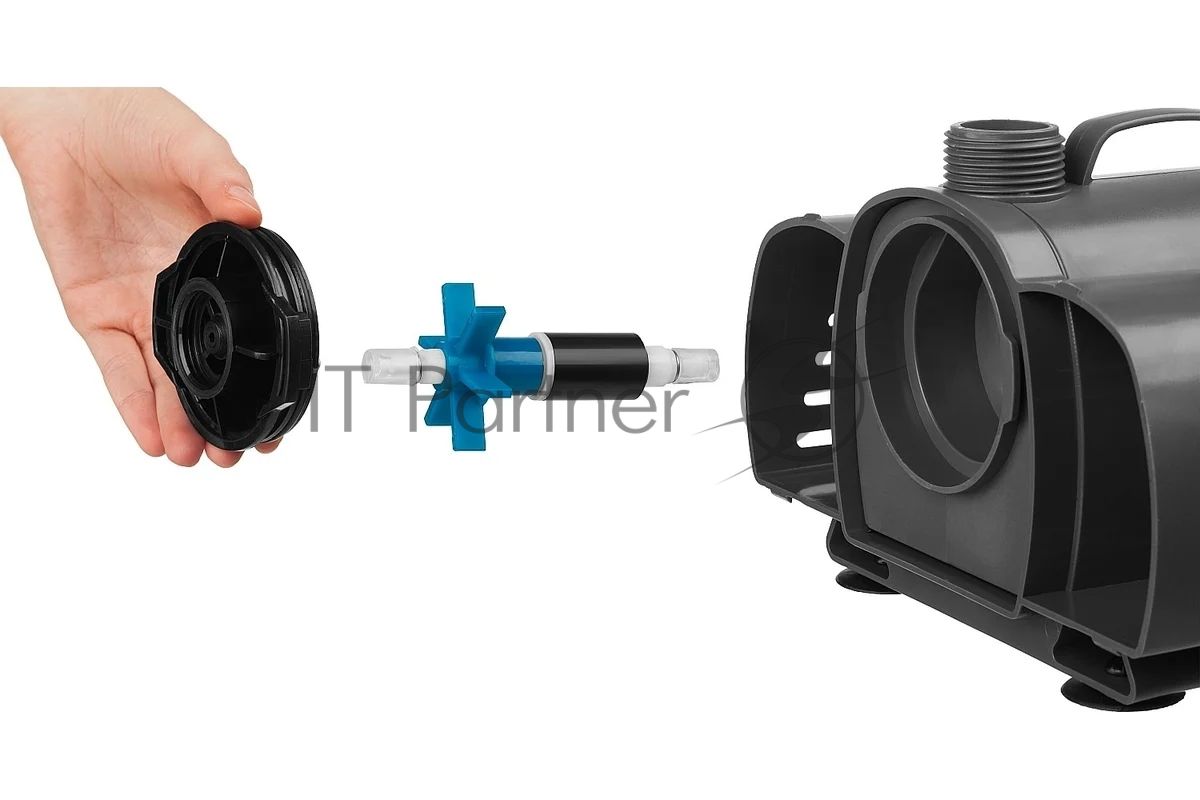 Насос фонтанный ЗУБР ЗНФГ-33-2.5 ( для грязной воды, напор 2,5м, насадки: колокольчик, гейзер, водопад, 50Вт, 33л/мин }