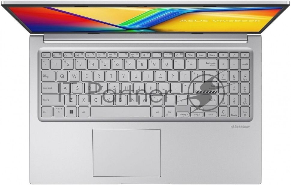 Ноутбук ASUS VivoBook X1504VA-BQ5688/15.6"/IPS/Intel Core 5 120U/8Gb/256Gb SSD/Intel Graphics/NoOS/серебристый/1.7kg