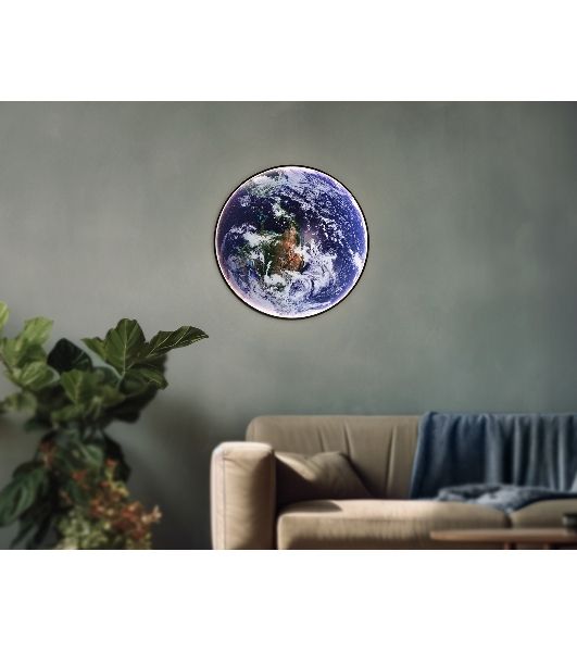 Настенно-потолочный светодиодный светильник Ambrella light FW11135 BK черный 38W LED 3000-6400K D600*38