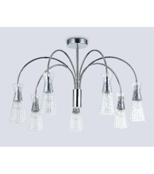 Люстра Ambrella light LH55653/7 СH/CL хром/прозрачный E14*7 max 40W D745*460