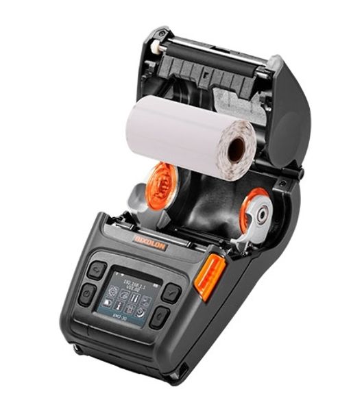 Принтер этикеток мобильный Bixolon XM7-30, 203 dpi, 127 мм/сек, USB, RS-232 (COM порт, Serial), Bluetooth, черный
