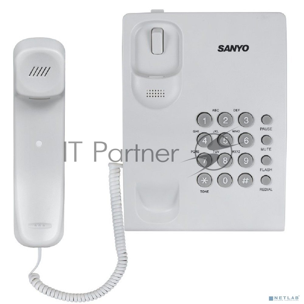 Телефон проводной SANYO RA-S204W белый