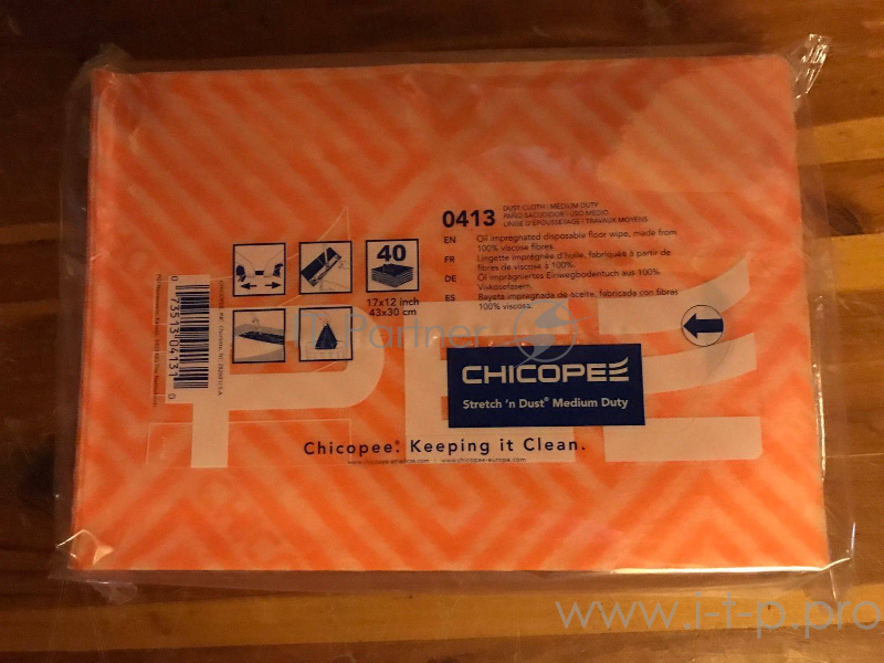 Салфетки для сбора и удаления тонера Stretch'n Dust Wipes (Katun/Chicopee) пак/40шт