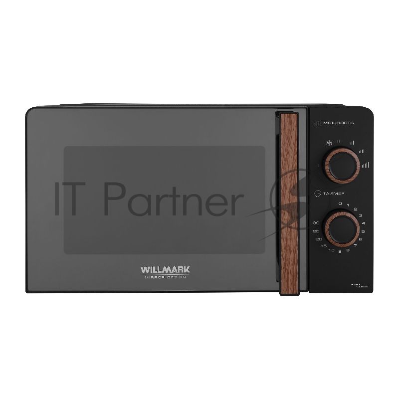 Микроволновая печь Willmark WMO-203MMW матовый серый, 20 л, 700 Вт, переключатели - поворотный механизм