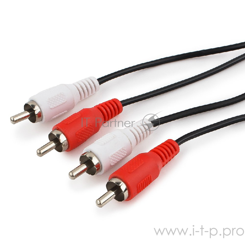 Кабель аудио Cablexpert CCA-2R2R-15M, 2xRCA - 2xRCA, 15м