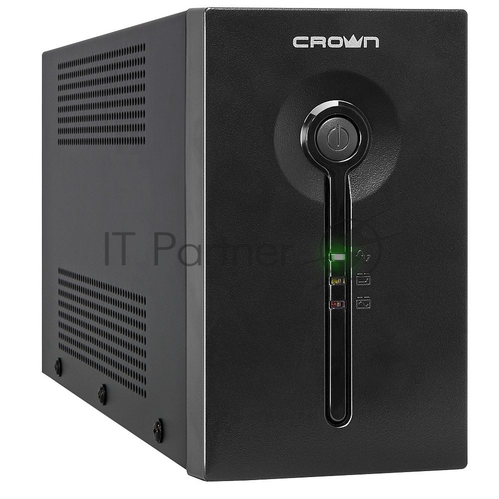 Источник бесперебойного питания Crown CMU-SP650COMBO/650 ВА/390 Вт/2 х CEE 7 (евророзетка), 3 x IEC 320 C13 (компьютерная)