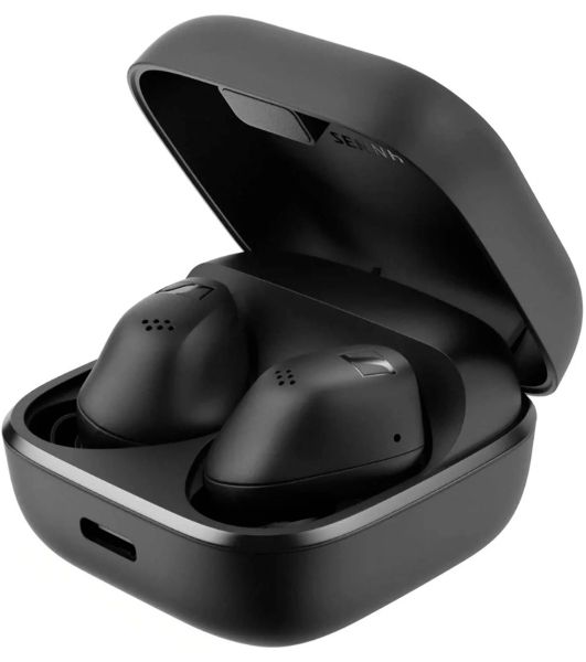 Наушники TWS Sennheiser Accentum True Wireless черный, внутриканальные, Bluetooth, гибридное активное шумоподавление, до 8 ч