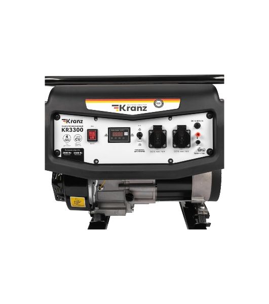 Электрогенератор бензиновый Kranz KR3300, 3.3 кВт, 94.1 дБ, 48 кг