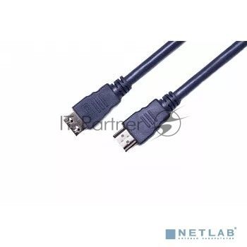 Кабель HDMI CP-HM-HM-1.8M Wize, 1.8 м, v.2.0, K-Lock, soft cable, 19M/19M, позол.разъемы, экран, темно-серый, пакет
