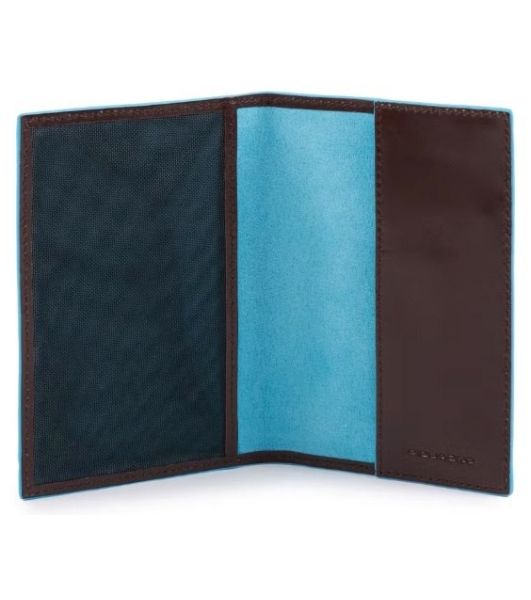 Обложка для паспорта Piquadro Blue Square PP5255B2/MO, коричневый, натур.кожа