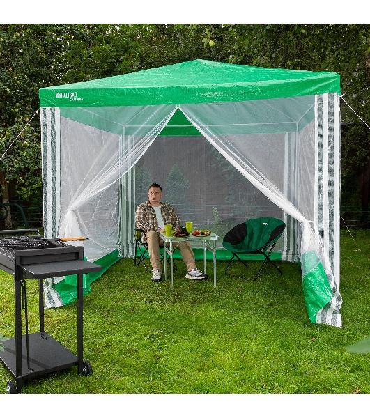 Тент садовый с москитной сеткой Camping Palisad 250х250/240 см