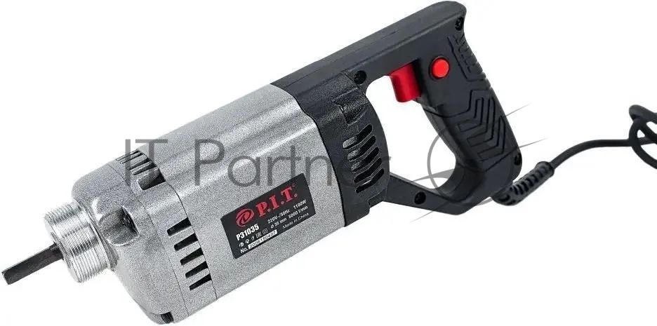 Вибратор электрический ручной для бетона P.I.T. P31035 1100 Вт, 1.5 л.с, 1300 виб/мин, длина вала 1.5 м