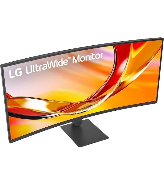 Монитор 34" LG UltraWide 34U640B-B VA 3440x1440, 144 Гц, 5 мс, 21:9, 300 кд/м², 2xHDMI 2.0, 1xDP 1.4, изогнутый экран (1800R), черный