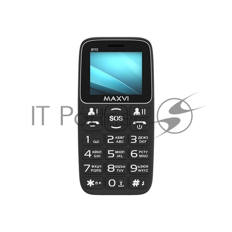 Мобильный телефон Maxvi B110 черный