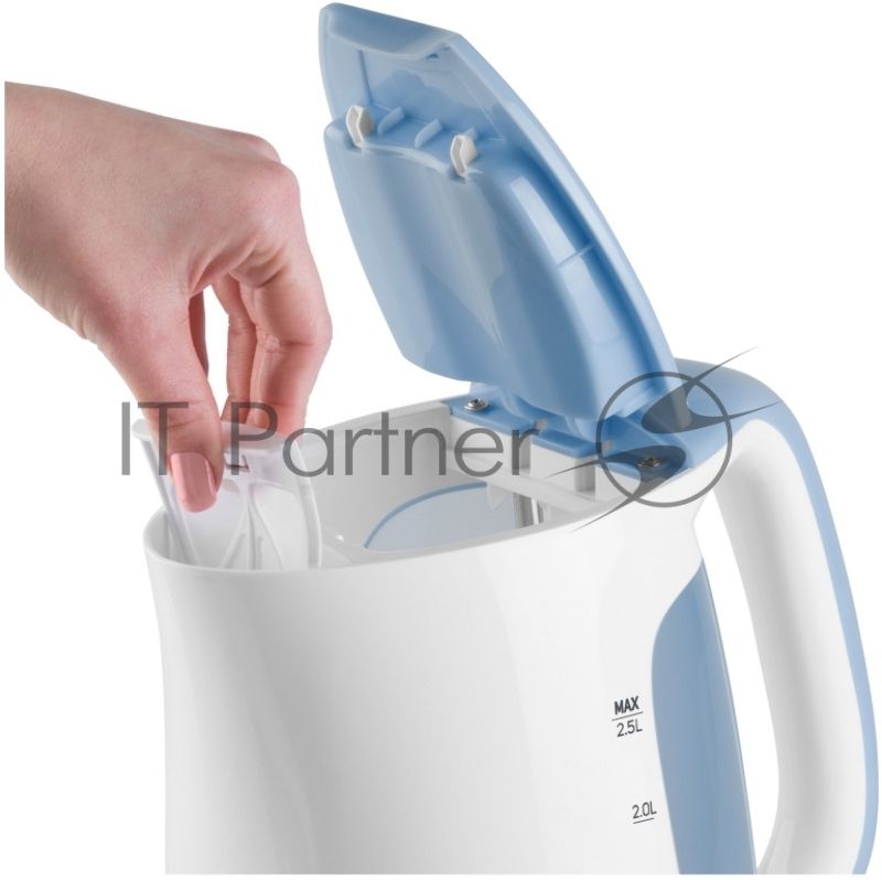 Электрочайник Sencor SWK 2510WH белый, 2.5 л, 2200 Вт, скрытый нагревательный элемент