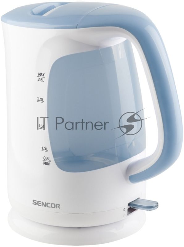 Электрочайник Sencor SWK 2510WH белый, 2.5 л, 2200 Вт, скрытый нагревательный элемент