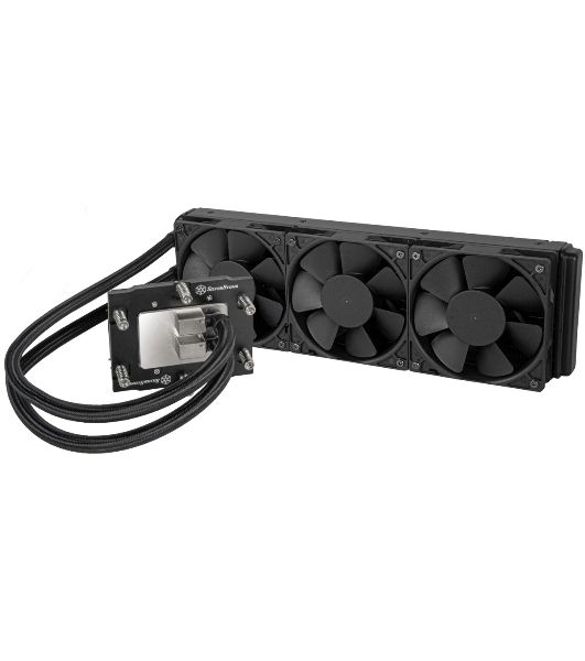 Система жидкостного охлаждения SilverStone XE360-SP5 черный, 360 мм, 3x120 мм, 600-2800 об/мин, 46 дБ, PWM, SP5, без подсветки