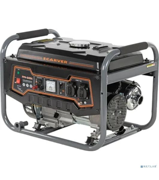 Электрогенератор бензиновый Carver PPG-3600A, 2.8 кВт, 67 дБ, 40 кг