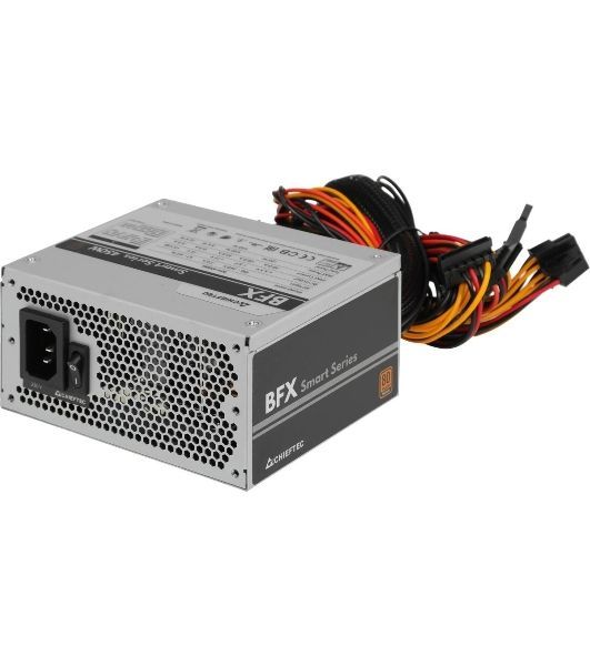 Блок питания Chieftec Smart BFX-450BS, 450Вт, 80 PLUS Bronze, 90мм, серебро