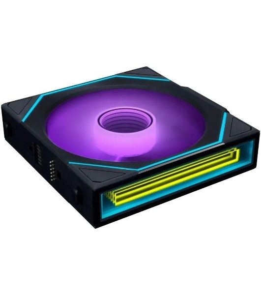 Вентилятор для корпуса Lian-Li Uni Fan SL-INF Wireless 120 ARGB 120х124.5x28 черный 4-pin 29.2дБ (упак.:3шт) (G99.12SLIN1W3B.R0) Ret