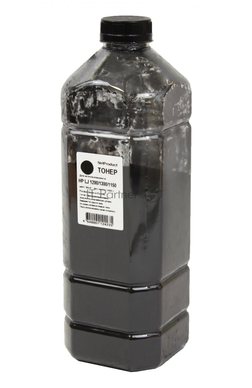 Тонер для LJ 1200/1300/1150 (NetProduct) 1кг, канистра