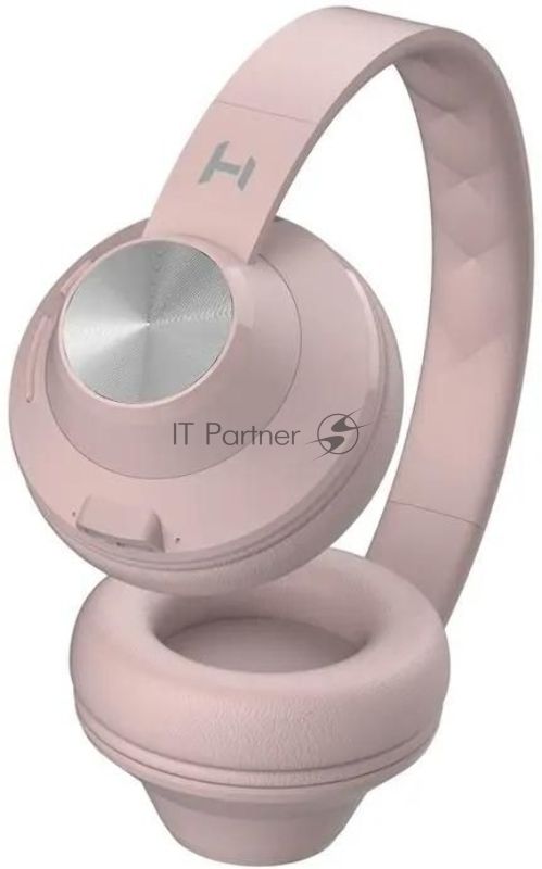 Беспроводные/проводные наушники Harper HB-412 светло-розовый, накладные, Bluetooth + проводной, до 8 ч