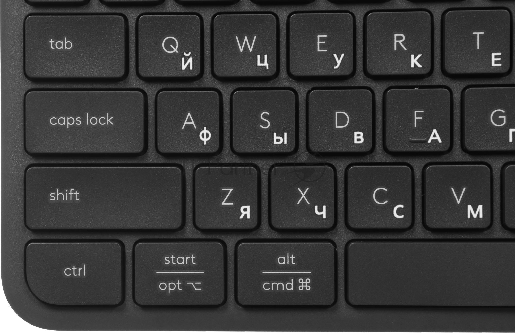 Клавиатура Logitech Signature Slim Solar K980 беспроводная, Bluetooth, серый