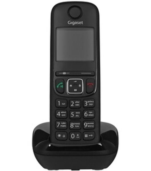 Дополнительная трубка Dect Gigaset AS690HX черный для AS690