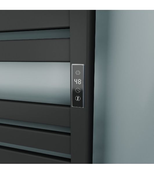 Полотенцесушитель дизайнерский электрический BAU Elite Elegant Black 60х45, подключение справа, черн