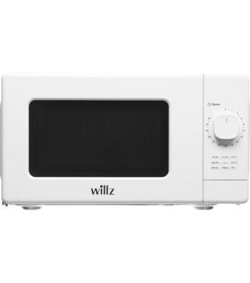 Микроволновая печь WILLZ MOS-2008MW белый, 20 л, 700 Вт, переключатели - поворотный механизм