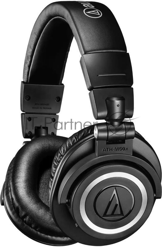 Беспроводные/проводные наушники Audio-Technica ATH-M50xBT2 черный, полноразмерные, Bluetooth + проводной, до 50 ч