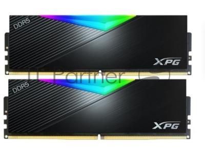 Оперативная память XPG Lancer RGB, DDR5, 64GB (2x32GB), 6000MHz, CL30, DIMM, с радиаторами, RGB, черный