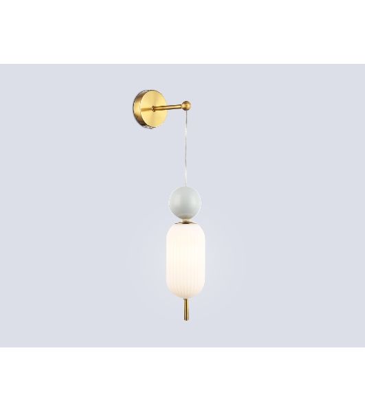 Настенный светильник Ambrella light LH53108 BS/GR/FR латунь/серый/белый матовый G9 max 28W 100*200*570