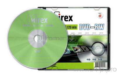 Диск DVD-RW Mirex 4.7 Gb, 4x, Slim Case (1), (1/50) Диск DVD-RW Mirex 4.7 Gb, 4x, Slim Case (1), (1/50)