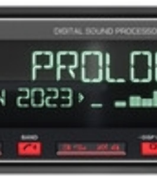 Автомагнитола Prology PRM-100, 1 DIN, Bluetooth, USB Type-A, AUX, пульт ДУ