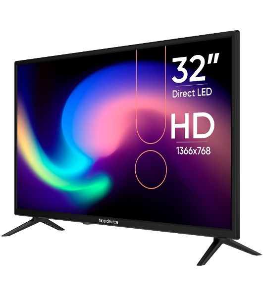 Телевизор TopDevice 32" TDTV32BN02H черный LED HD 60Hz