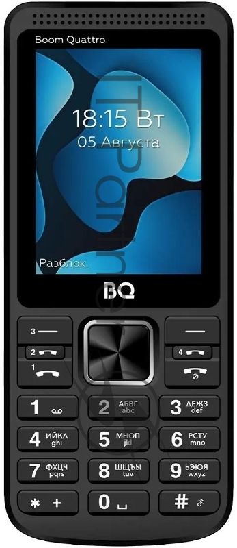 Мобильный телефон BQ 2455 Boom Quattro черный