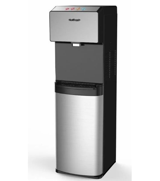 Кулер для воды Hotfrost V450ASM, нижняя загрузка, нагрев 90 °С, охлаждение 10 °С, черный/серебристый