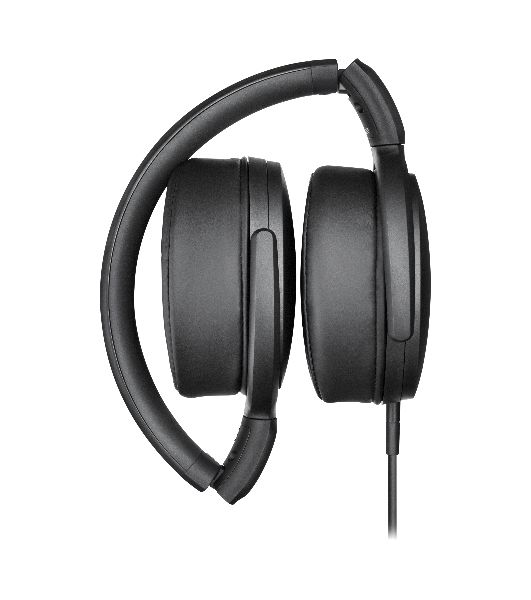Наушники Sennheiser HD 400S накладные складные закрытые 18-20000Гц съемный кабель 1,4м, угловой jack 3.5мм, 120дБ, микрофон, черные, 508598