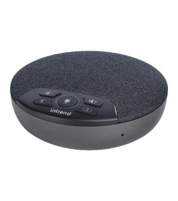 Спикерфон Intrend ITSPH-W200 4 капсюля, BT+USB, эффективный радиус 3м, ANC, AEC, AGC, полнодуплексная связь, беспроводное каскадирование 2х спикерфонов, аккумулятор: время работы в режиме разговора до 12 часов. В комплекте USB-dongle