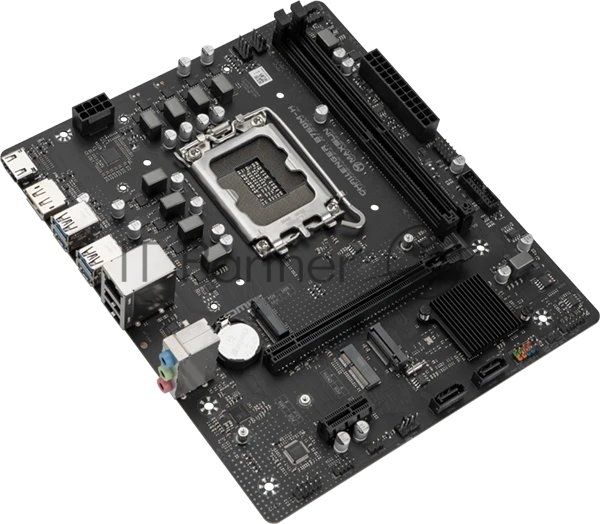 Материнская плата MaxSun MS-Challenger B760M-H, LGA1700, Intel B760, 2xDDR4, 2xSATA, 2xM.2 PCIe 4.0, 1xPCIe 4.0 x16, 1xPCIe 3.0 x1, 1xHDMI, 1xDisplayPort, 1x 1Gb LAN, 4xUSB 3.2 Gen1, 2xUSB 2.0, 3x3.5 мм, 5.1, microATX