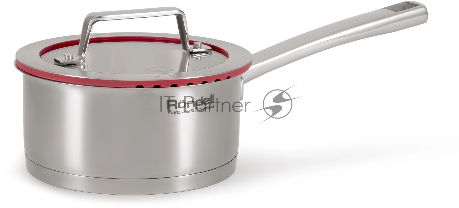 Ковш Rondell Verter RDS-2028 1.3л. d=16см (с крышкой) стальной