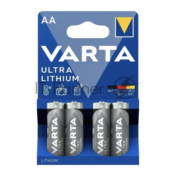 Элемент питания VARTA LITHIUM/ULTRA LITHIUIM AA бл. 4