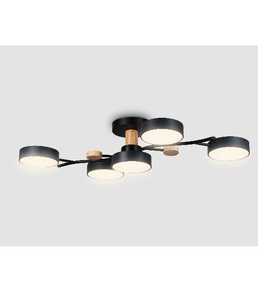 Светильник Ambrella light FL4835/5 BK черный 3000K-6400K 70W 830*400*160 (ПДУ ИК)