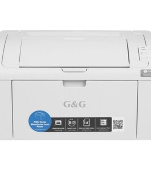 Принтер G&G P2022W A4, лазерный, черно-белый, 22 стр/мин, 1200x1200dpi, 800МГц, 126Мб, WiFi/USB, 1600стр/картридж, белый корпус (аналог Pantum P2500W, картридж GT202T)(P2022W)